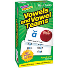 TREND enterprises, Inc. Vowels and Vowel Teams Skill Drill Flash Cards, 72 cards-Set of tagboard flash cards for classroom, care facility, or home use for teaching basic English vocabulary words