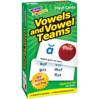 TREND enterprises, Inc. Vowels and Vowel Teams Skill Drill Flash Cards, 72 cards-Set of tagboard flash cards for classroom, care facility, or home use for teaching basic English vocabulary words
