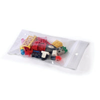 4-Mil Reclosable Polyethylene Bags with Hang Hole, 4" x 4", 1000 Pack-Dimension: 4"W x 4"L