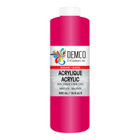 DEMCO EnCouleurs Inc School Acrylic Paint - 500 mL - Magenta-School acrylic