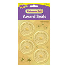 Trend Enterprises Award Seals Stickers, Congratulations, Gold, 192 Pack (T-74011)-Colour: Gold