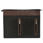 Vangoddy Exo 12" Felt Laptop Sleeve - Brown-Slim profile enables convenient storage of sleeve in your briefcase, luggage, or backpack