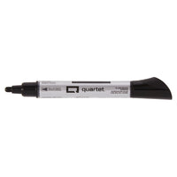 Quartet Premium Glass Board Markers - Bullet Tip - Black - 12 Pack-Premium glass board dry-erase markers