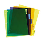Avery 9-1/4" x 11-1/8" Big Tab Insertable Plastic Dividers for Laser and Inkjet Printers - 5 Tabs - Multi-colour-Durable, flexible PVC-free plastic dividers
