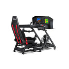 Next Level Racing Flight Seat Pro - Black-Ergonomically designed flight seat with center stick cut-out and support for helicopter and space setups