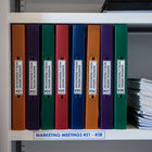 Brother Genuine TZe263 Laminated Tape for P-touch Label Makers - 36 mm wide x 8 m long - Blue on White-Split-back, easy-peel backings provide quick label application