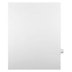 Mark Maker Legal Exhibit Index Tab White Single Tabs, 1/25th Cut, Letter Size, No Holes, Number 119, 25 Pack-White Single Tabs, 1/25th Cut
