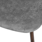 FurnitureR Grey Dining Chair, Set of 4, Charlton-Armless