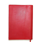 Ashlin Shakespeare Medium Journal 5x8", Red (P9087-07-47)-Includes elegant 5.5" x 7.75" ruled ivory refillable pages
