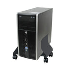 Staples Premium Computer Cart CPU Stand, Black-Width adjusts from 6.63" to 11.13"