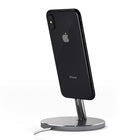 Satechi Aluminum Mobile Lightning Dock, Space Gray-The base of the Aluminum iPhone Stand has a secure grip ensuring that both the Lighting Cable (not provided) and your device will stay in place and not get loose.