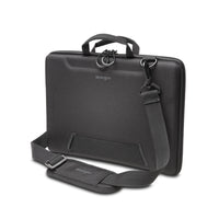 Kensington LS520 Stay-On Case for 11.6" Chromebooks & Laptops - Black (60854)-Tough, water-resistant shell resists spills and tears (black 600D polyester)