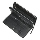 Club Rochelier Zip Around Clutch with Tab Wallet - Black-2 ID windows