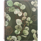 Hilroy Naturalis Notebook - 10-1/2" H x 8" W - Green-Includes 80 sheets of perforated paper