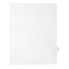 Mark Maker Legal Exhibit Index Tab White Single Tabs, 1/15th Cut, Letter Size, No Holes, Letter L, 25 Pack-White Single Tabs, 1/15th Cut