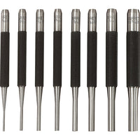 Starrett Drive Pin Punches - 3/16" Dia. - 12 Pack-Overall Length: 4"