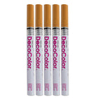 JAM Paper Marvy Uchida Fine-Line Markers - Rosewood Pink - 5 Pack (7665908g)-Colour: Rosewood