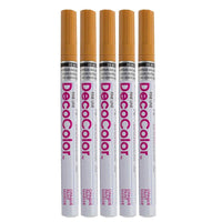 JAM Paper Marvy Uchida Fine-Line Markers - Rosewood Pink - 5 Pack (7665908g)-Colour: Rosewood
