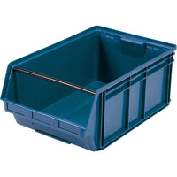 Quantum Storage Systems Giant Stacking Containers, 18.375" W x 29" D x 11.875" H, Blue-Capacity: 150 lbs.