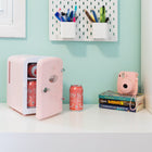 Koolatron Retro Portable 6 Can Thermoelectric Mini Fridge Cooler - 4 L / 4.2 qts - Pink-8