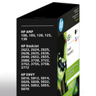 HP 65XL Black and Standard Tri-Color Ink Cartridges (6ZD95AN)-HP 65 ink cartridge yield (approx.) per cartridge: 100 Tri-color, 300 black