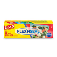 Glad Flex'n Seal Storage Bags - Large - 35 Pack-Storage Zipper Bags