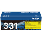 Brother TN331 Standard-Yield Yellow Toner Cartridge-Yellow toner produces vivid, colourful documents