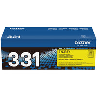 Brother TN331 Standard-Yield Yellow Toner Cartridge-Yellow toner produces vivid, colourful documents