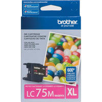 Brother LC75 Magenta Ink Cartridge, High Yield (LC75MS)-High-yield ink cartridge, up to 600 pages
