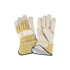 Zenith Safety Fitters Gloves, X-Large, Grain Cowhide Palm, Cotton Fleece Inner Lining - 12 Pack-Cuff Material: Rubberized