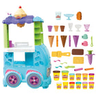 Play-Doh Kitchen Creations Ultimate Ice Cream Truck Playset-Set of 2 4-ounce and 10 2-ounce non-toxic modeling dough compounds in plastic container