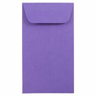 JAM Paper #6 Coin Business Coloured Envelopes - 3.375" x 6" - Violet Purple Recycled - 50 Pack-Colour: Purple Coin Envelopes