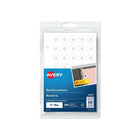 Avery White Self-Adhesive Reinforcements, 200 Pack-Avery reinforcement labels are designed to strengthen and repair punched holes