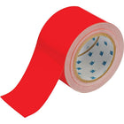 ToughStripe Floor Marking Tape, Red, 4"W x 100'L-4 in W x 100 ft L