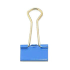 JAM Paper Binder Clips, Small, 19mm, Blue Binderclips, 5 packs of 25 (334BCBUg)-4