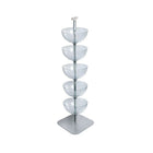 Azar Displays 5-Tiered 14" Bowl Floor Display (751405)-Display fixture