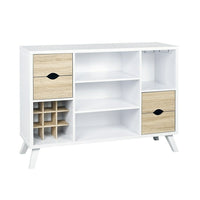 Brassex 151285 Buffet/Server, 35 x 15.5 x 47, White-Colour: white