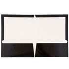 JAM Paper 2 Pocket Laminated Glossy Presentation Folders, Black, 25 Pack-Capacity: 200 sheets