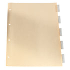Oxford 5 Tab Index Binder, Legal Size-Categorize documents in binders and reference information faster