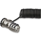StarTech Laptop Self-Coiling 3-Digit Combination Cable Lock-Protect your laptop or other device against theft using this cable lock, with a 3-digit resettable combination