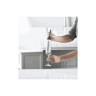 Trudeau Decanter and Glass Cleaning Brush Set-Stand-up handle to avoid mess on counter top