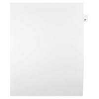Mark Maker Legal Exhibit Index Tab White Single Tabs, 1/25th Cut, Letter Size, No Holes, Number 79, 25 Pack-White Single Tabs, 1/25th Cut