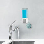 Better Living Clever Soap Dispenser, Matte White (77154)-Includes 2 handy storage hooks