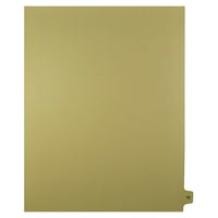 Mark Maker Legal Exhibit Index Tab Buff Single Tabs, 1/15th Cut, Letter Size, No Holes, Number 75, 25 Pack-Buff Single Tabs, 1/15th Cut