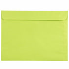 JAM Paper 9" x 12" Booklet Catalog Coloured Envelopes - Ultra Lime Green - 500 Pack-Lime Green Envelope