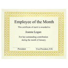 St. James Elite Bond Certificates, Ivory Linen with Classic Gold Foil Design, 12 Pack-Free downloadable templates from www.first-base.com