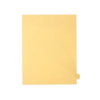 Mark Maker Legal Exhibit Index Tab Buff Single Tabs, 1/26h Cut, Letter Size, No Holes, Letter Y, 25 Pack-Buff Single Tabs, 1/26th Cut