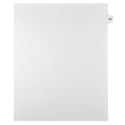 Mark Maker Legal Tabs - Letter Size - White - 1/15th cut - 25 tabs per package - 5 packages Pack - Number 107-White Single Tabs