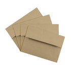 JAM Paper 4bar A1 Envelopes, 3.63 x 5 1/8, Brown Kraft Paper Bag Recycled, 1000 Pack (LEKR900SFB)-Opening: Booklet