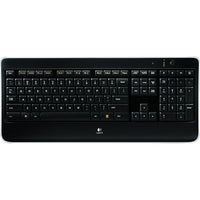 Logitech Wireless Illuminated Keyboard K800 - English-You can type easily-even in the dark-with brightly backlit, laser-etched keys that provide precise illumination that adjusts to suit your needs. Only the characters are illuminated